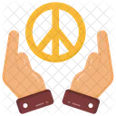 Peace Sign Peace Symbol Peace Care Icon