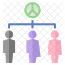 Peace Equility Diversity Icon