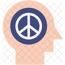 Peace Mind Mapping Knowledge Icon