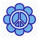 Flower Peace Feminism Icon