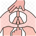 Peace Fingers Unity Icon