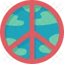 Peace World Love Icon