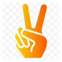 Peace Hippy Finger Icon