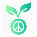 Peace Plant Pacifism Icon