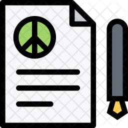 Peace Icon Of Colored Outline Style Available In Svg Png Eps Ai Icon Fonts