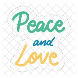 Peace and love  Icon