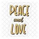 Peace And Love Love Peace Icon
