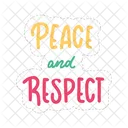 Peace and respect  Icon