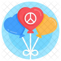 Peace Balloons  Icon