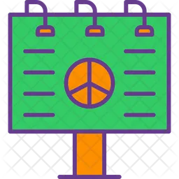 Peace Banner  Icon