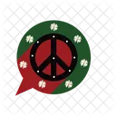 Peace Button  Icon