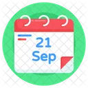 Peace Day Calendar Peace Day Reminder Peace Day Date Icon