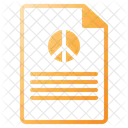 Peace Document  Icon