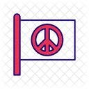 Peace flag  Icon