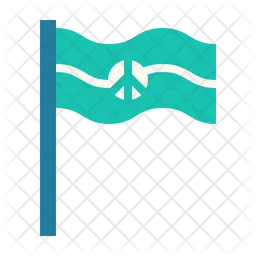 Peace Flag  Icon