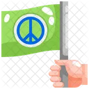 Peace Flag Flagpole Peace Icon