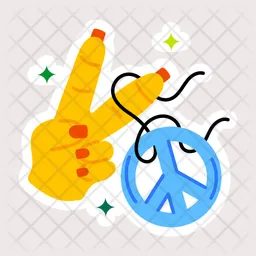 Peace Gesture  Icon