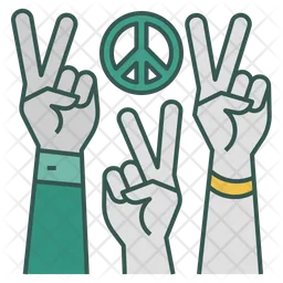 Peace Hand  Icon