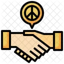 Peace Handshake  Icon