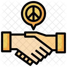 Peace Handshake  Icon