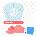 Peace Hologram Peace Symbol Peace Sign Icon