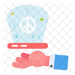 Peace Hologram  Icon