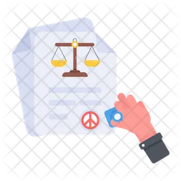 Peace Law  Icon