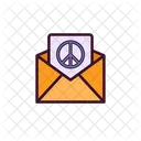Peace Letter Peace Peace Email Icon