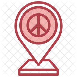 Peace Location  Icon