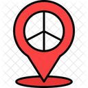 Peace Location  Icon