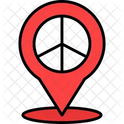 Peace Location  Icon