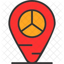 Peace Location  Icon