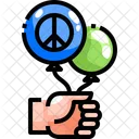 Peace Love  Icon