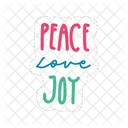 Peace love joy  Icon