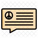 Peace Message  Icon