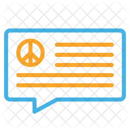 Peace Message  Icon