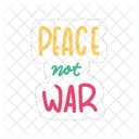 Peace not war  Icon
