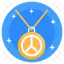 Peace Pendant Peace Necklace Peace Locket Icon