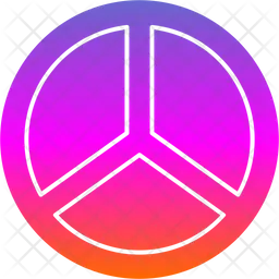 Peace Symbol  Icon