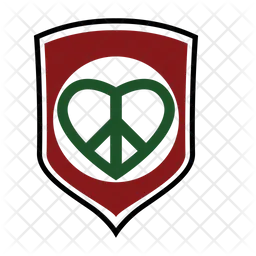 Peace Symbol Logo Icon