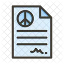 Peace Agreement Treaty Icon