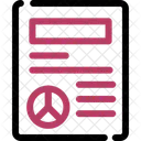 Peace Treaty Agreement Icon