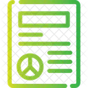 Peace Treaty Agreement Icon