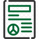Peace Treaty Agreement Icon
