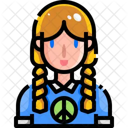 Peace Woman  Icon