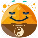 Peaceful Emoji Face Icon