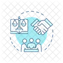Peace Right Law Icon