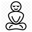 Peaceful Quiet Composed Icon