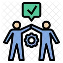 Cooperate Team Peaceful Icon