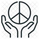 Peaceful Peace Symbol Icon